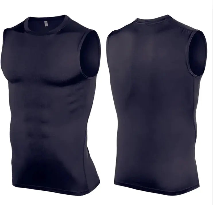 Athletic High Neck Vest