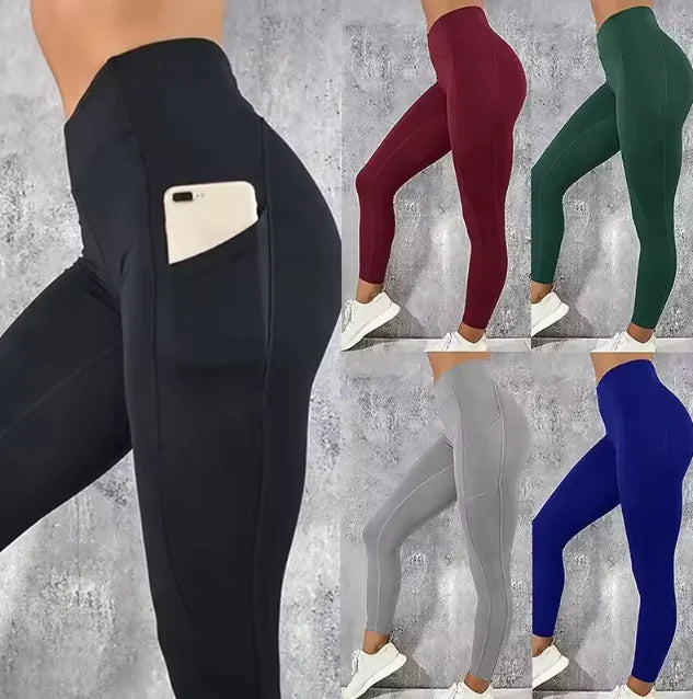 PeakFit High-Waist Yoga Leggings