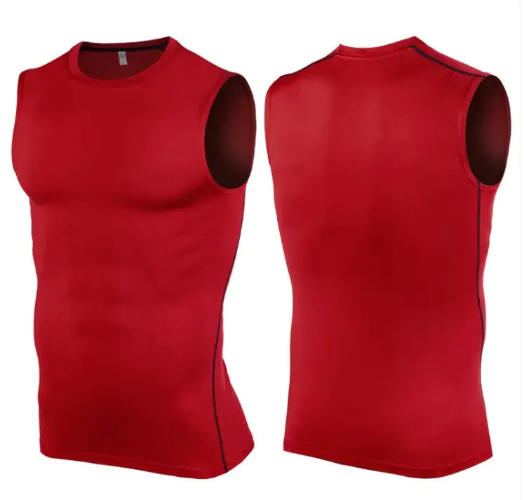 Athletic High Neck Vest